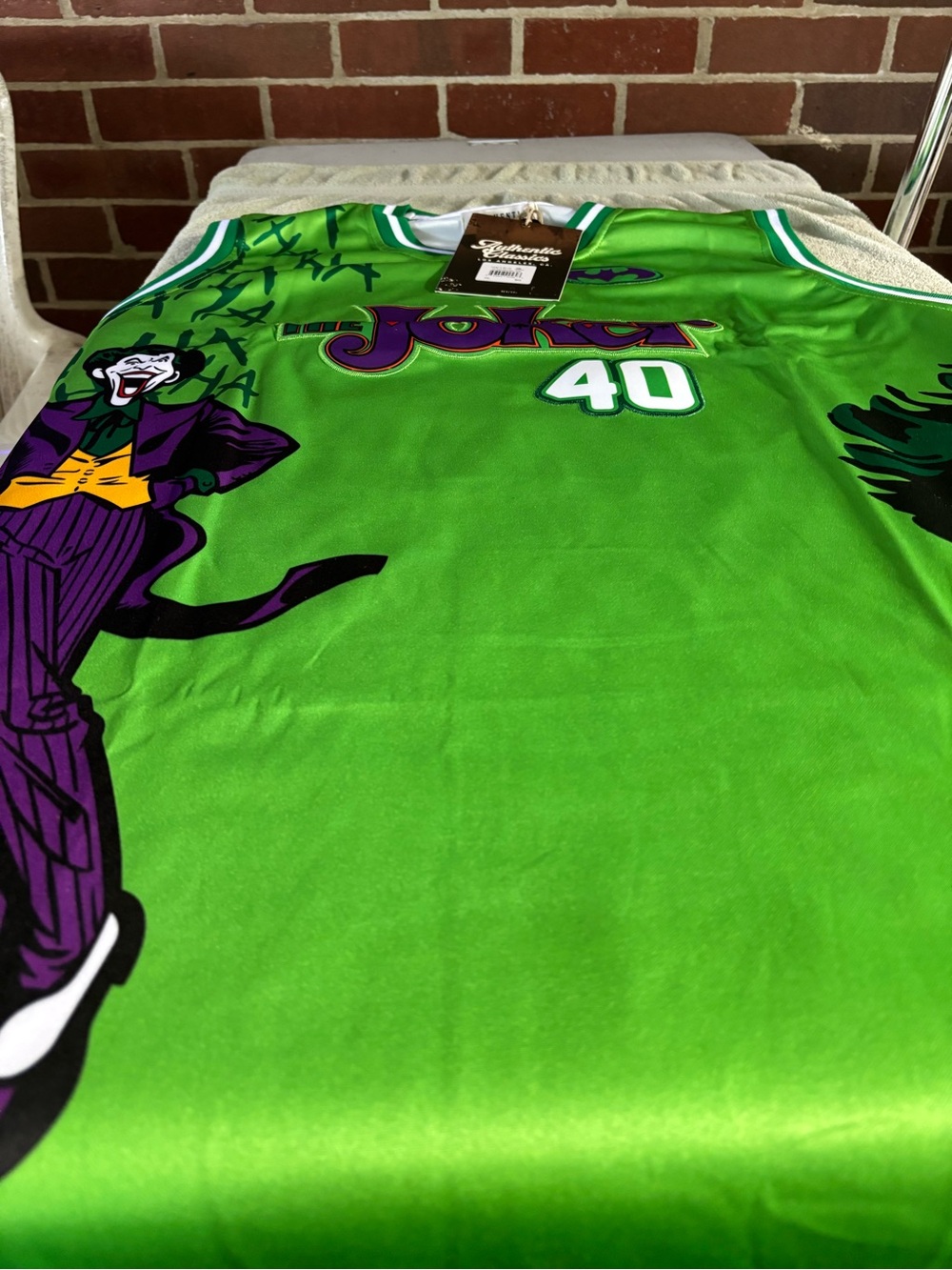 Green Joker-Themed Jersey - #40